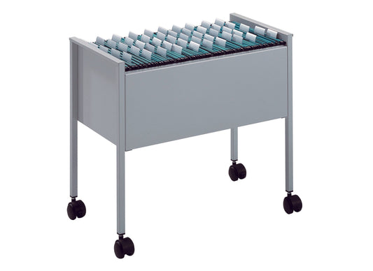 Durable Mobile Suspension Filing Trolley Grey 309710