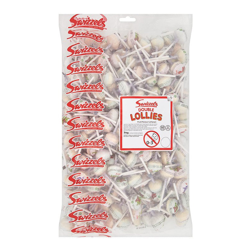 Swizzels Double Lollies Sweets Bag 3kg - GARDEN & PET SUPPLIES