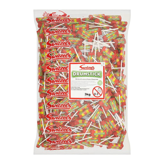 Swizzels Drumstick Lollies Sweets Bag 3kg - GARDEN & PET SUPPLIES