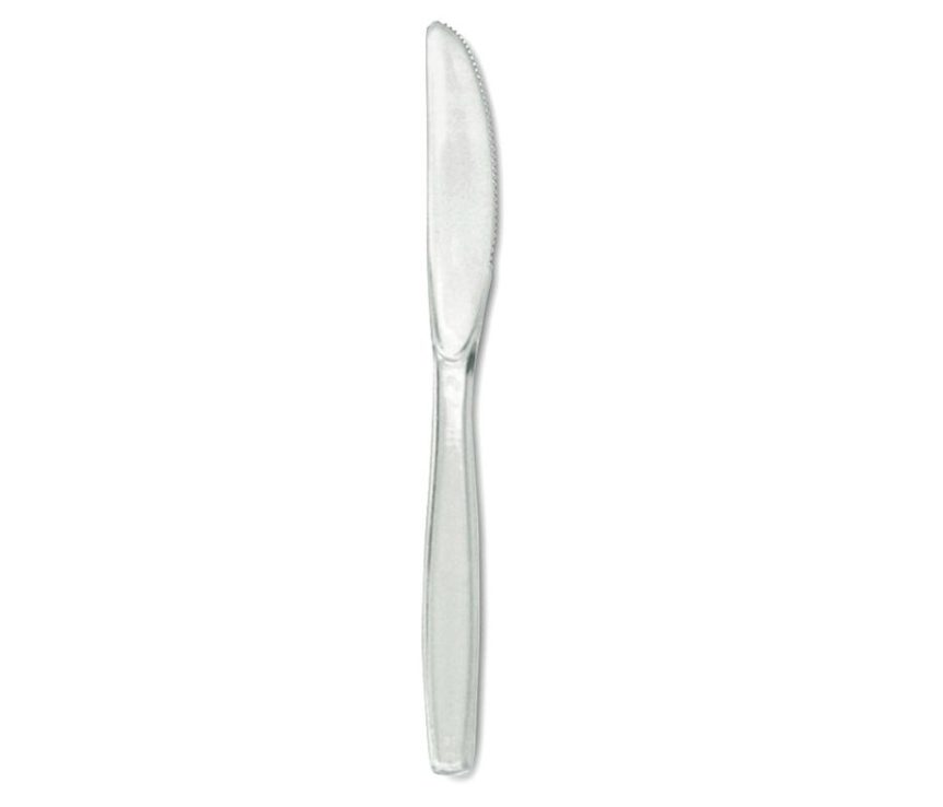 Plastic Premium Clear Knives 1000's