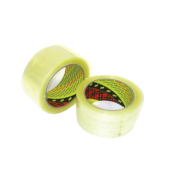 Scotch Packaging Tape Low Noise 50mmx66m Clear (Pack of 6) 3707 - UK BUSINESS SUPPLIES