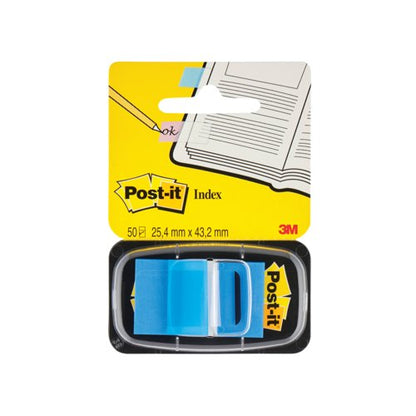 Post-it Index Tabs 25mm Blue (600 Pack) 680-2