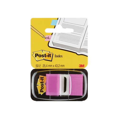 Post-it Index Tabs 50 Tabs per Dispenser Purple (Pack of 12) 680-8