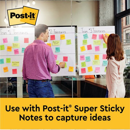 Post-it Super Sticky Meeting Chart Bundle 559P 2 Meeting Charts + 4 Note Pads (Pack of 6) 559X