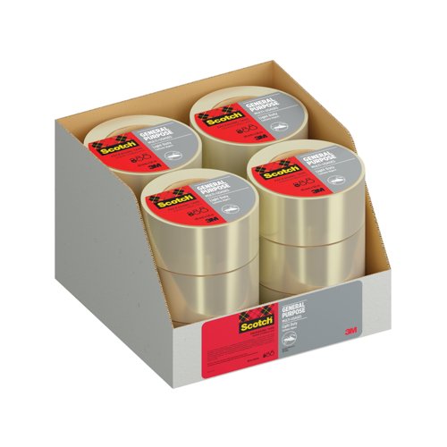 Scotch General Purpose Tape 48mm x 66m Clear 4501T6648
