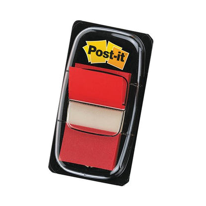 Post-it Index Tabs 25mm Red (600 Pack) 680-1