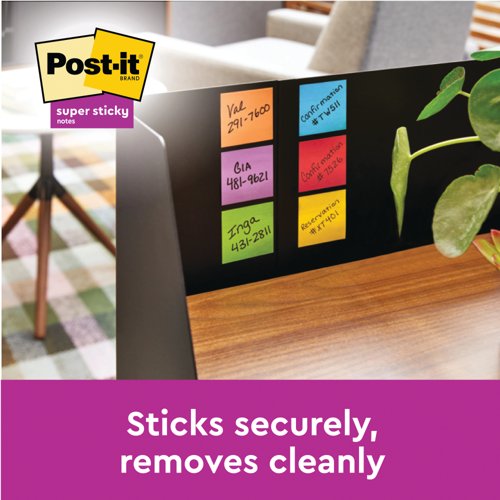 Post-it Super Sticky ZNotes Canary Yellow Cabinet 76x76mm (24 Pack) 7100236629