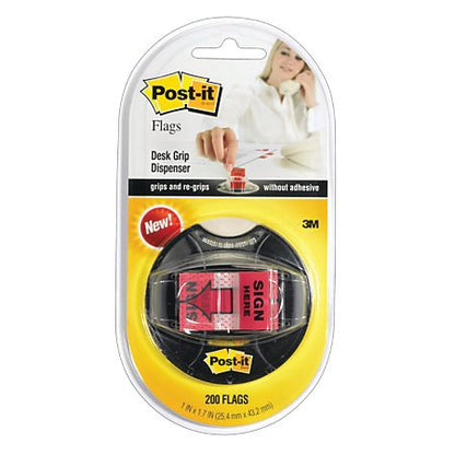 Post-it Index Tabs Sign Here Red (200 Pack) 680-SHVR200
