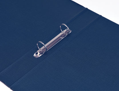 Elba Plastic Ring Binder A4 25mm Capacity 35mm Spine 2 O-Ring Blue (Pack 10) 400001508