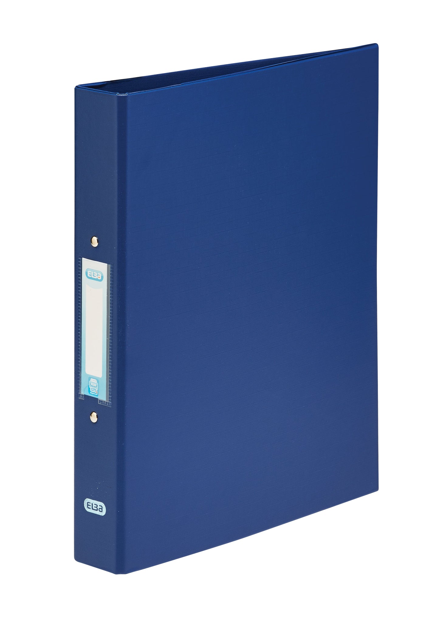 Elba Plastic Ring Binder A4 25mm Capacity 35mm Spine 2 O-Ring Blue (Pack 10) 400001508