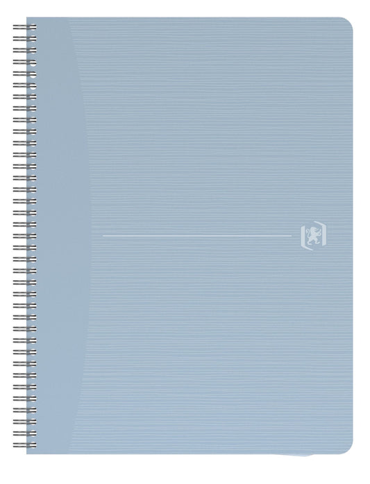 Oxford Office Wirebound Notebook My Rec Up A4 Ruled 180 Pages Blue 400166095
