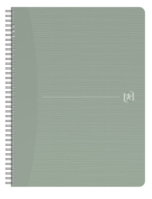 Oxford Office Wirebound Notebook My Rec Up A4 Ruled 180 Pages Green 400166099
