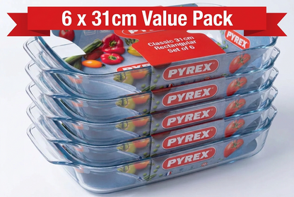 Pyrex Optimum Glass Rectangular Roaster 31cm x 21cm