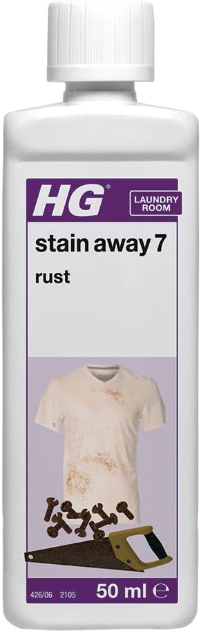 HG Stain Away 7 | Rust Stain Remover from Multi Surfaces | 50ml Bottle