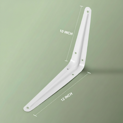 Fixtures London Shelf Brackets | 10 Pack | White | All Sizes