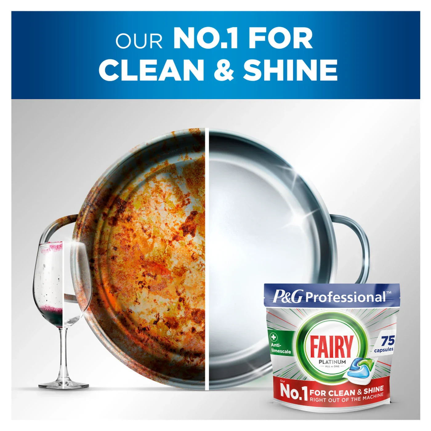 Fairy Platinum Original Dishwasher Capsules (Pack of 116)