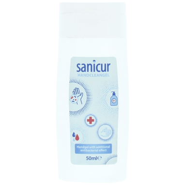 Sanicur Alcohol Hand Sanitiser Antibacterial Gel 6 x 50ml