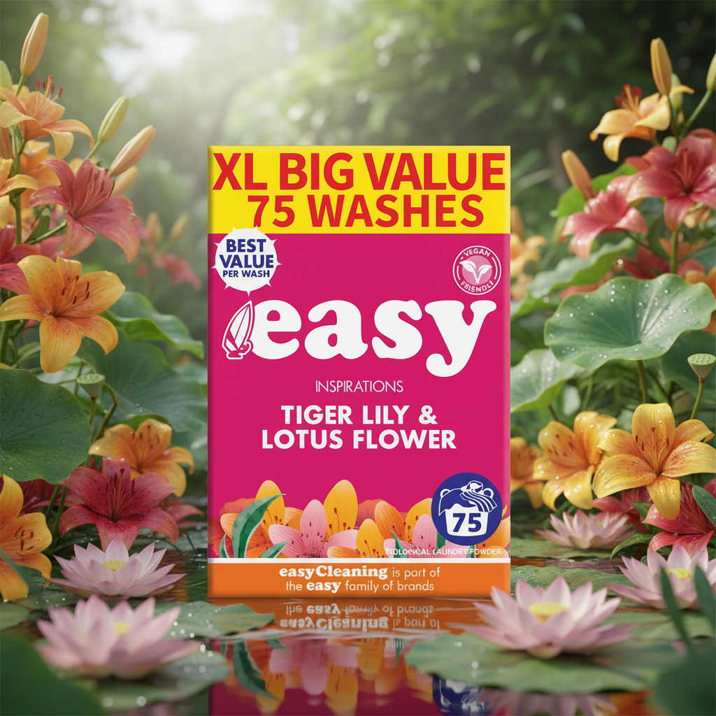 Easy Washing Powder | Tiger Lily & Lotus Flower | 75 Wash
