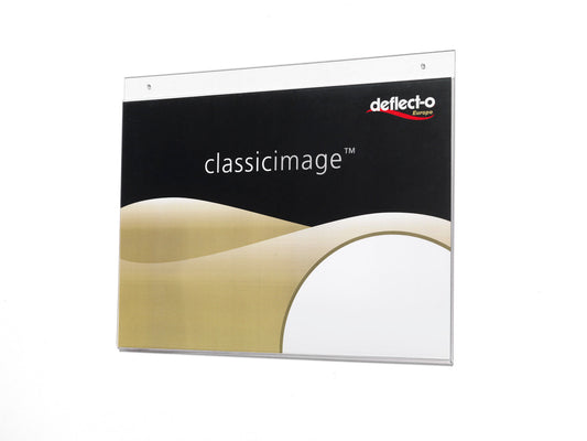 Deflecto Wall Sign Holder A3 Landscape Clear 48000