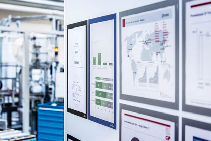 Durable Duraframe Magnetic Display Frame Self Adhesive A3 Silver (Pack 5) - 486823