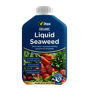Sealed Vitax Organic Liquid Seaweed Fertilizer 1 Lt Concentrated New