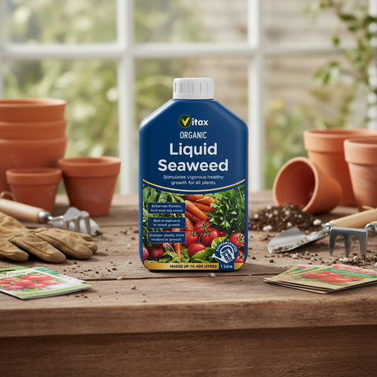 Sealed Vitax Organic Liquid Seaweed Fertilizer 1 Lt Concentrated New