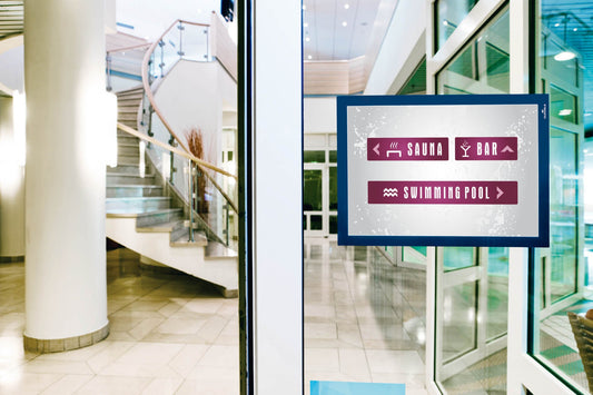 Durable Duraframe Magnetic Display Frame Self Adhesive A4 Blue (Pack 2) 487207