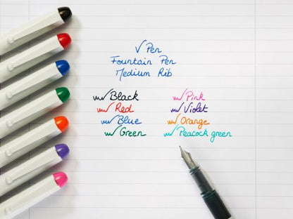 Pilot VPen Disposable Fountain Pen Blue (Pack of 12) SV4W03