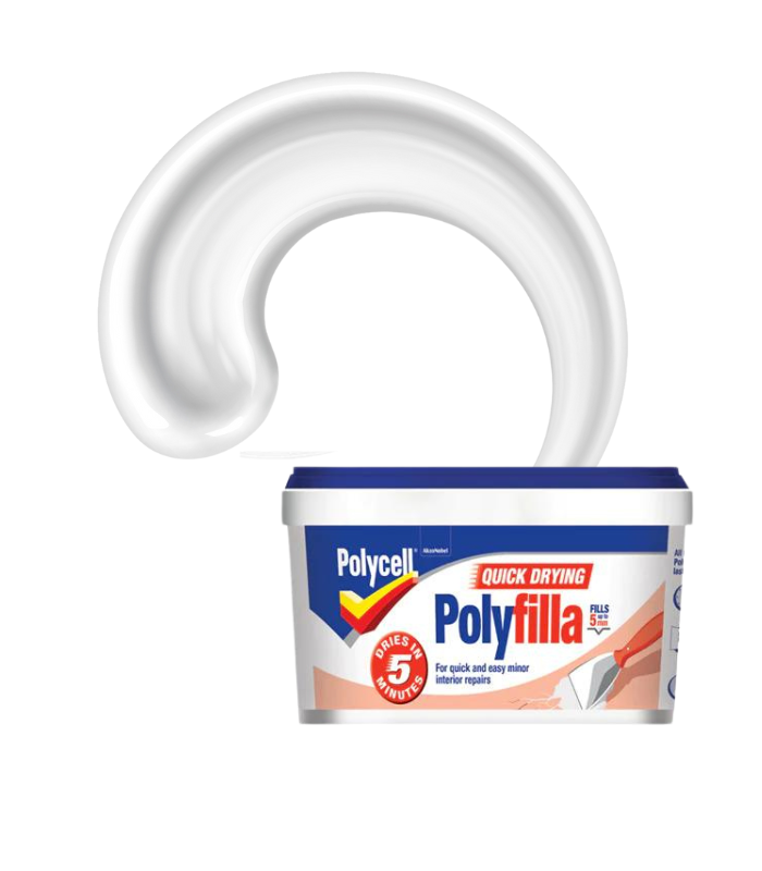 Polycell Multi-Purpose Quick Drying Polyfilla | 1 x 500g Resealable Tub