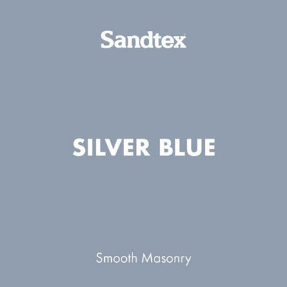 Sandtex Microseal Smooth Masonry Paint | Silver Blue | 5 Litre