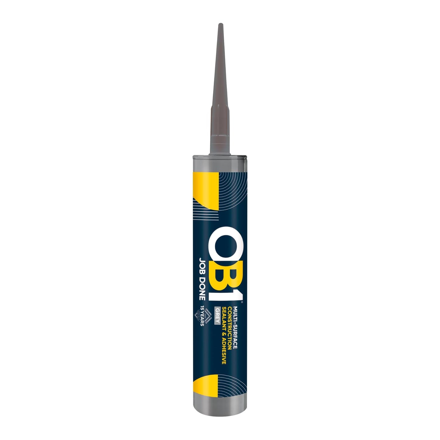 Ob1 Grey Multi-Surface Construction Sealant & Adhesive 290Ml