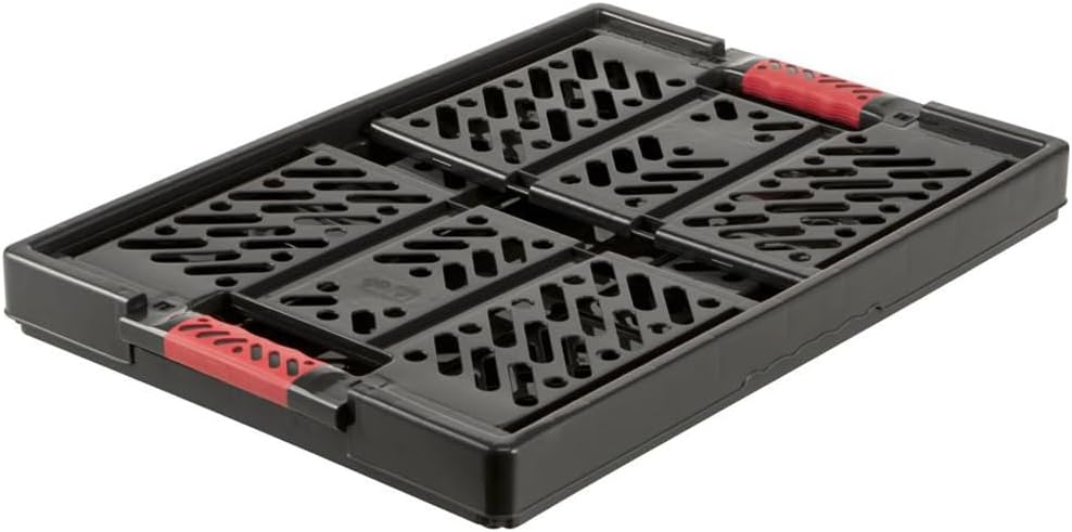 Keeeper Extra Strong Folding Box with Soft-Touch Handles, 54x37x28 cm, 45 Litre, Ben, Graphite Grey