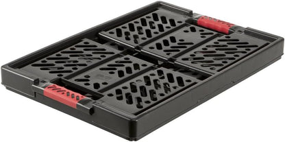Keeeper Extra Strong Folding Box with Soft-Touch Handles, 54x37x28 cm, 45 Litre, Ben, Graphite Grey