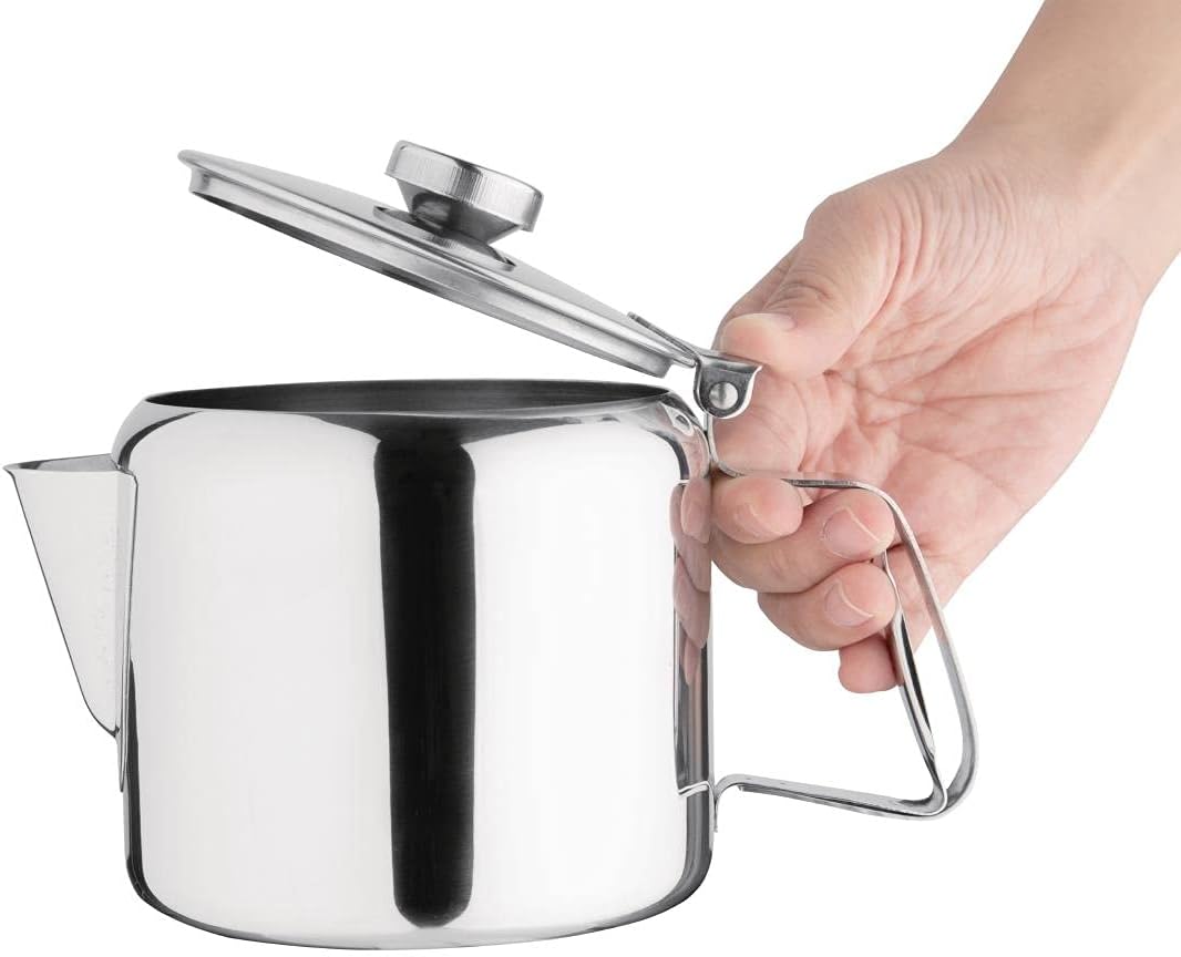 Fixtures Value Stainless Steel Teapot 32oz / 1 Litre