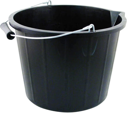 Janit-X Builders, Gardeners Buckets Black 14L Capacity