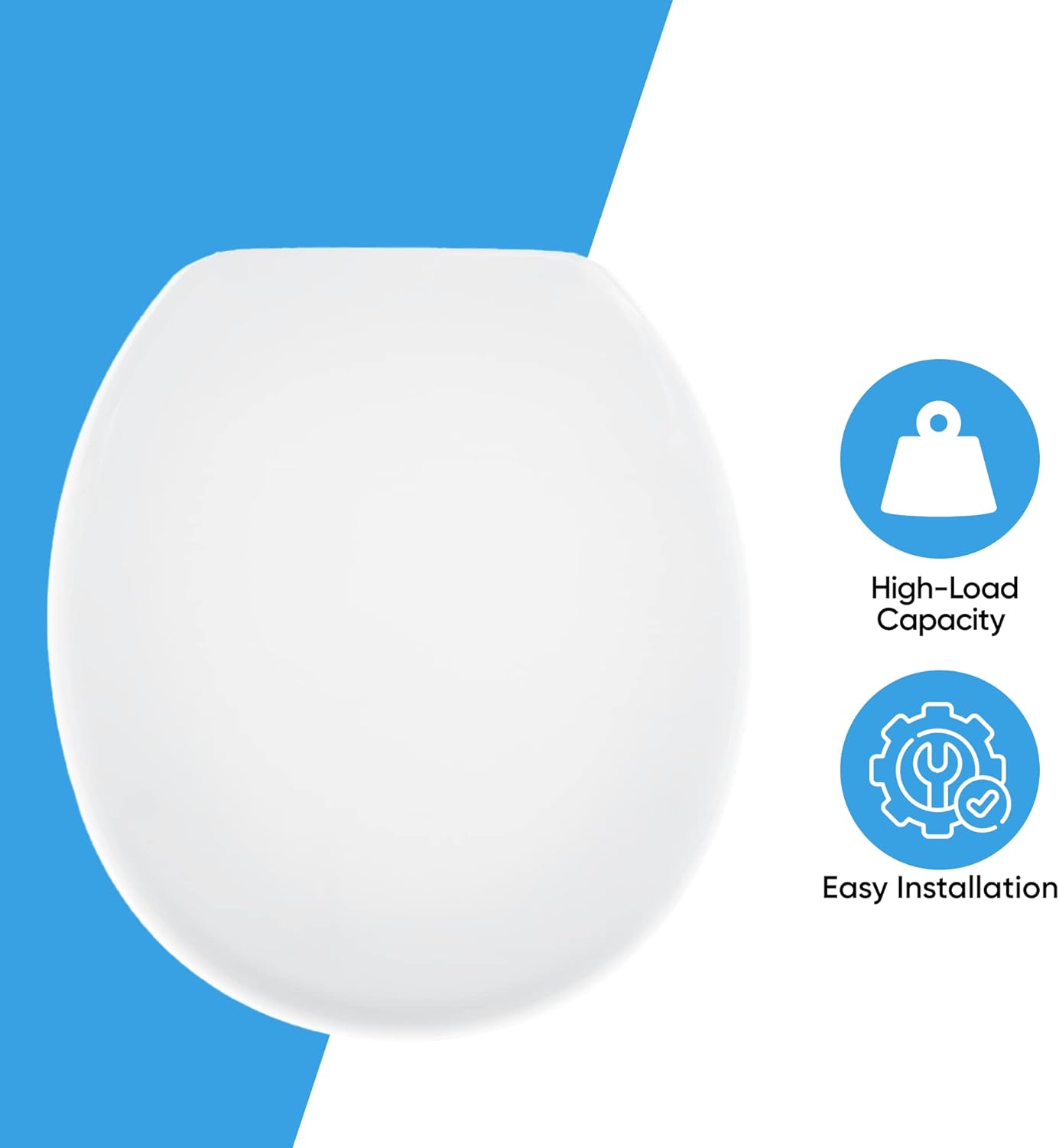 Blue Canyon Contract Thermoplastic Toilet Seatsoft Close Toilet Seat White