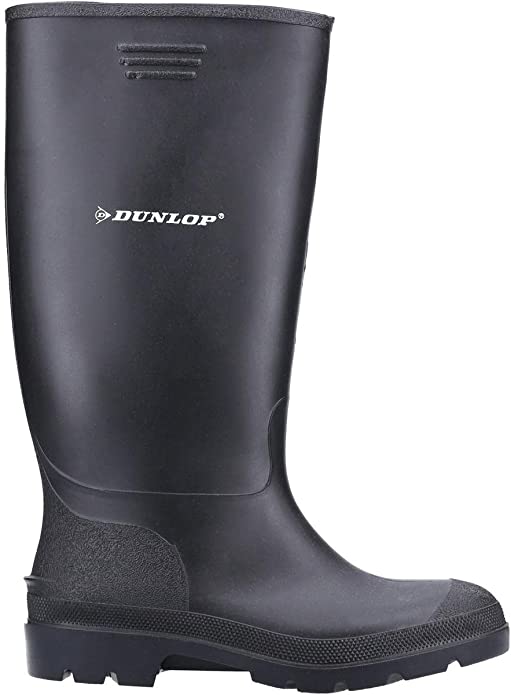 Dunlop Standard Wellies in Black 100% Waterproof {Pricemastor Range} {All Sizes}