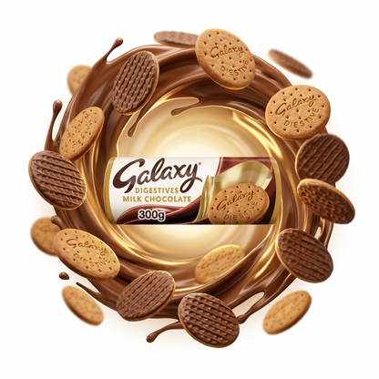 Galaxy Milk Chocolate Digestive Biscuits 300g