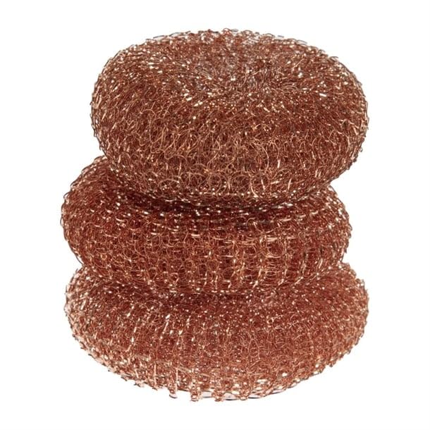 Copper Plated Scourers | 3 Pack | Tough & Abrhessive