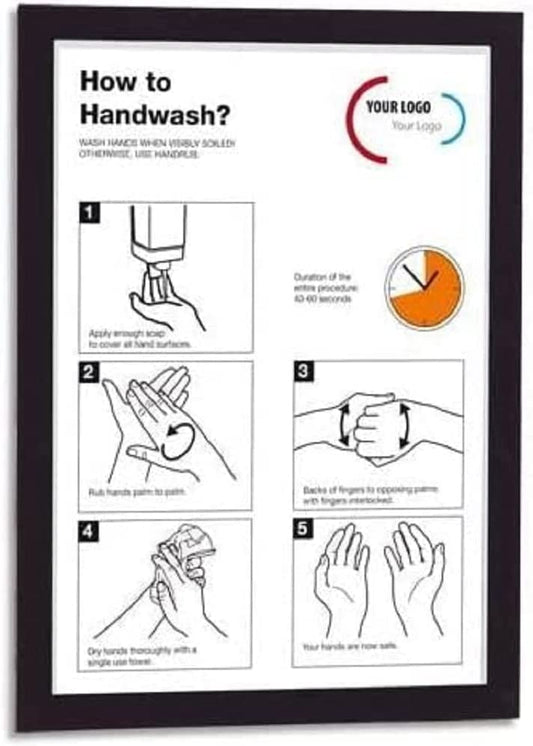 Durable Duraframe Self Adhesive A4 Black Frame (10 Pack) 4882 01