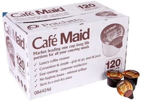 Cafe Maid Luxury Coffee Creamer Pots 12ml (Pack of 120) A02082