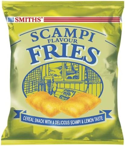 Walkers Smiths Scampi Fries Pub Card Snacks 24 x 27g
