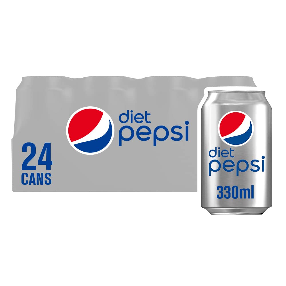 Diet Pepsi Cans 330ml (Pack of 24)