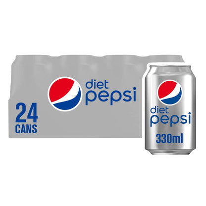 Diet Pepsi Cans 330ml (Pack of 24)