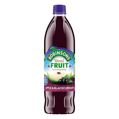 Robinsons Apple/Blackcurrant Squash No Added Sugar 1 Litre 402013