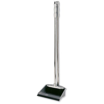 Addis Long Handled Dustpan and Brush Set Metallic 501043