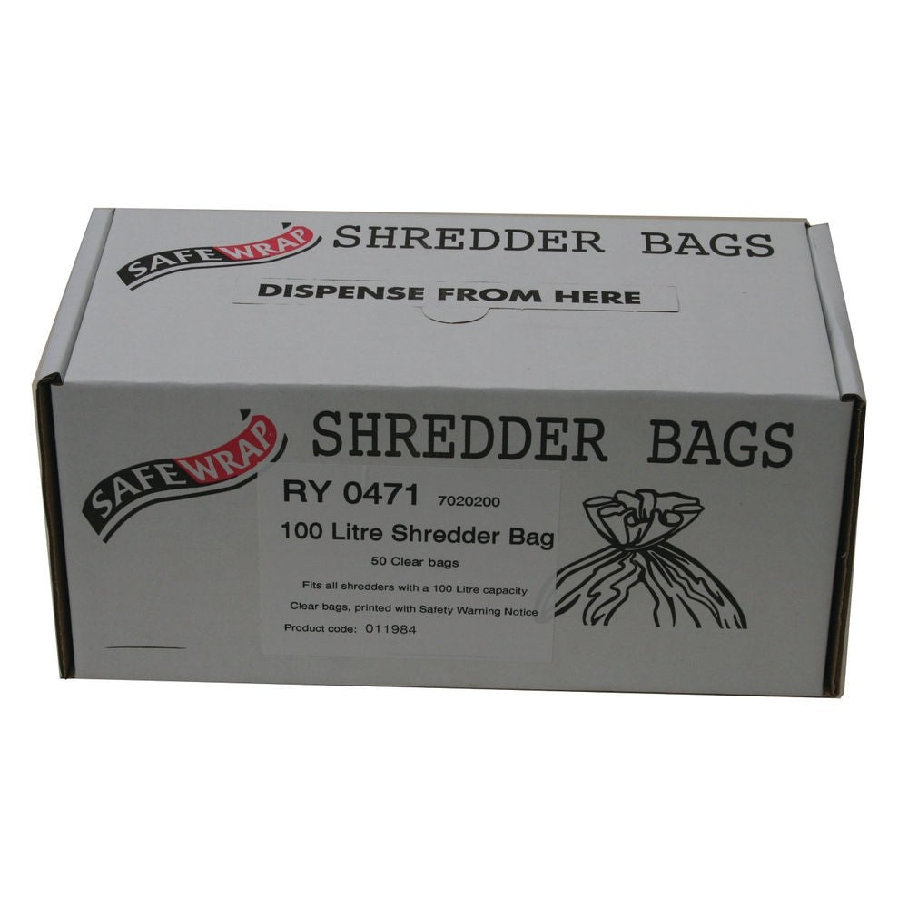Safewrap Shredder Bag 100 Litre {Pack 50}