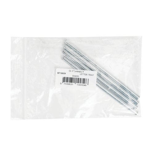 Q-Connect Letter Tray Steel Risers (Pack of 4) CP006KFSTD