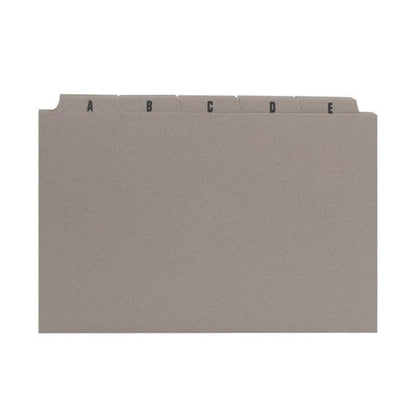 Q-Connect Guide Card 203x127mm A-Z Buff (25 Pack) KF35209