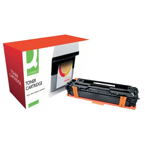 Q-Connect Compatible Toner Cartridge Black For HP CB540A CB540A-COMP